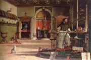 Vittore Carpaccio vision of st.augustine Spain oil painting artist